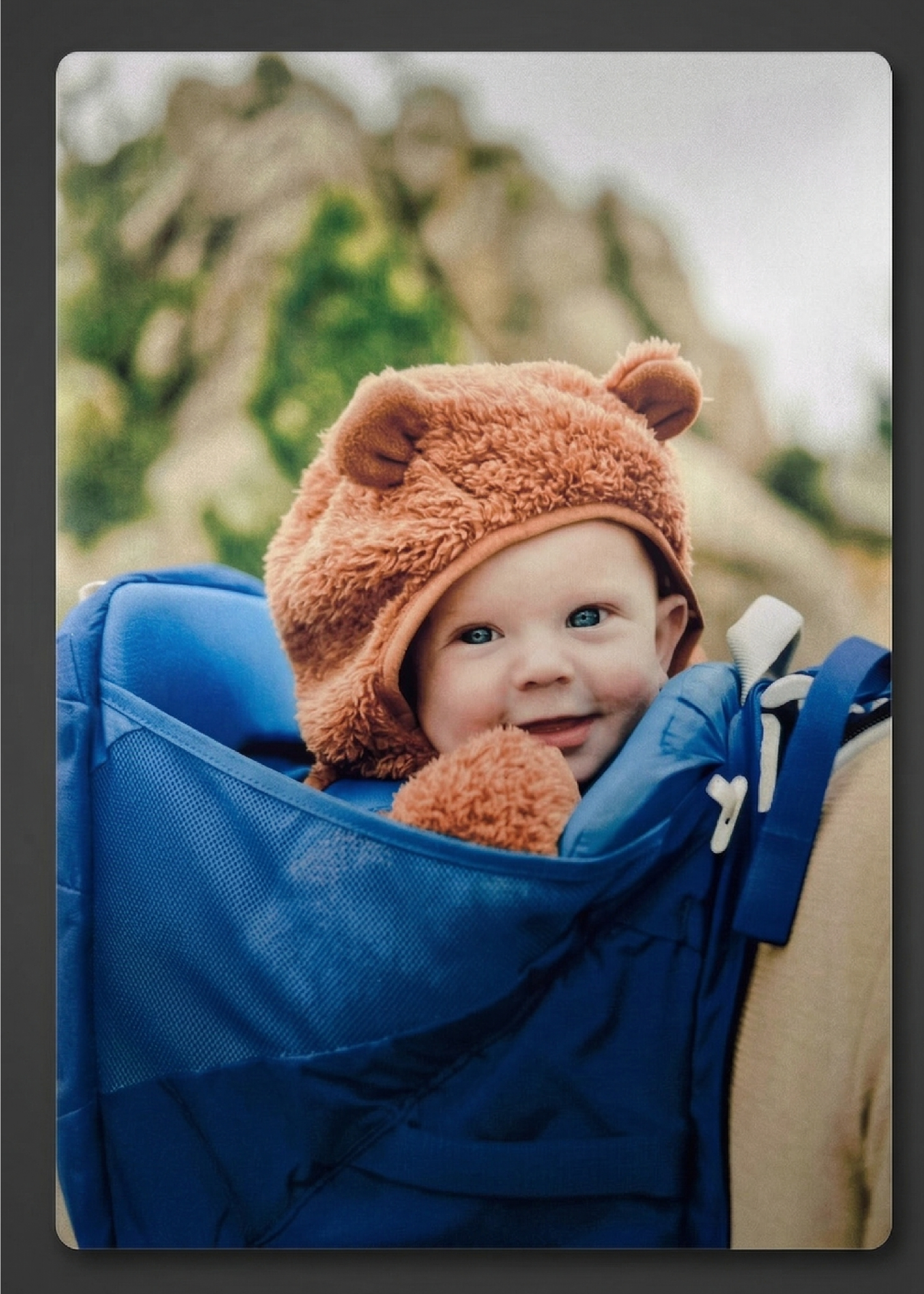 Quadro foto neonato personalizzato - regalo nascita su metallo | Markaink